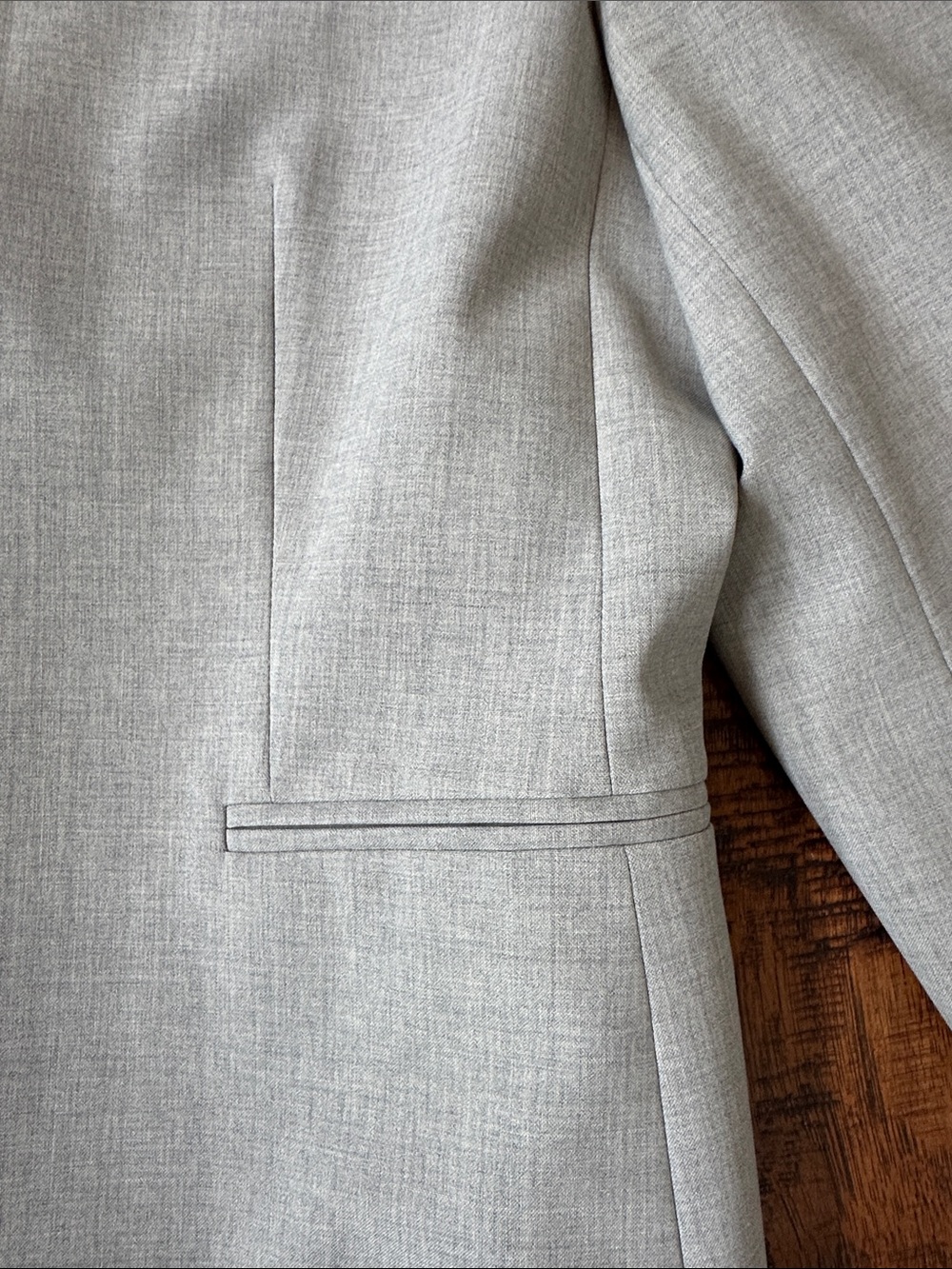 Theory Light Gray Three-Piece Women's Pantsuit - Jacket, Pants & Skirt - Picture 7 of 16